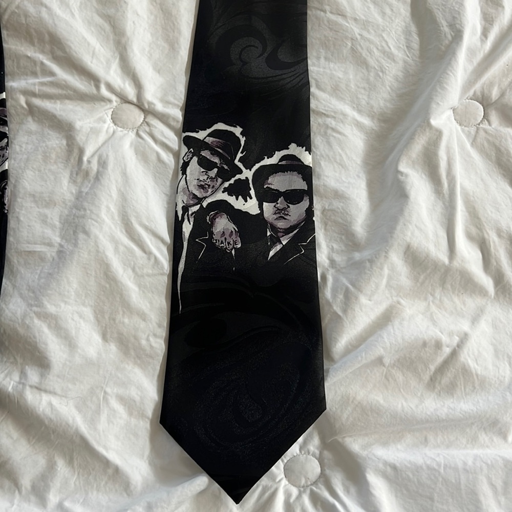 Blues Brothers Tie images of Dan Aykroyd and John Belushi